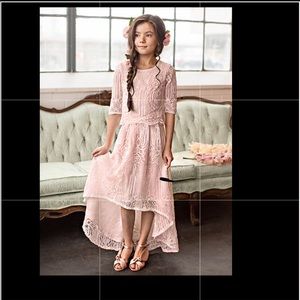 Joyfolie Light pink skirt and shirt